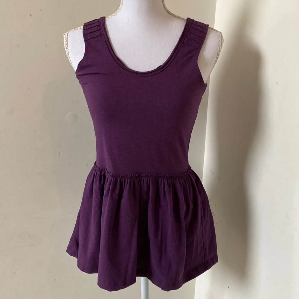 🥭 (4 for $15) Matilda Jane purple Stretch Top - Picture 2 of 8